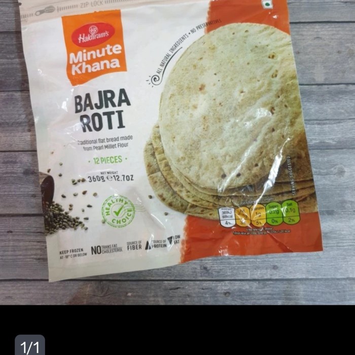 

Terbaru!! Haldiram Bajra Bajri Millet Roti Gluten Free India Ashoka Cod