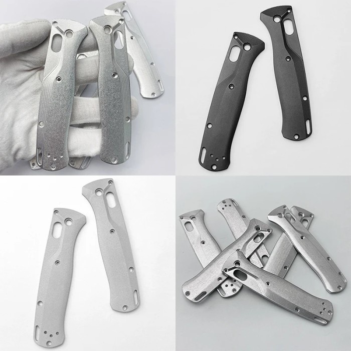 1 Pair Benchmade Bugout 535 Folding Knife Handle Aluminium Alloy