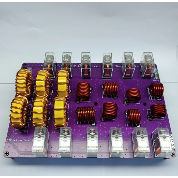 1500W 50Ω 1.8-54MHZ Support SSB CW FM LPF Low Pass Filter LPF For