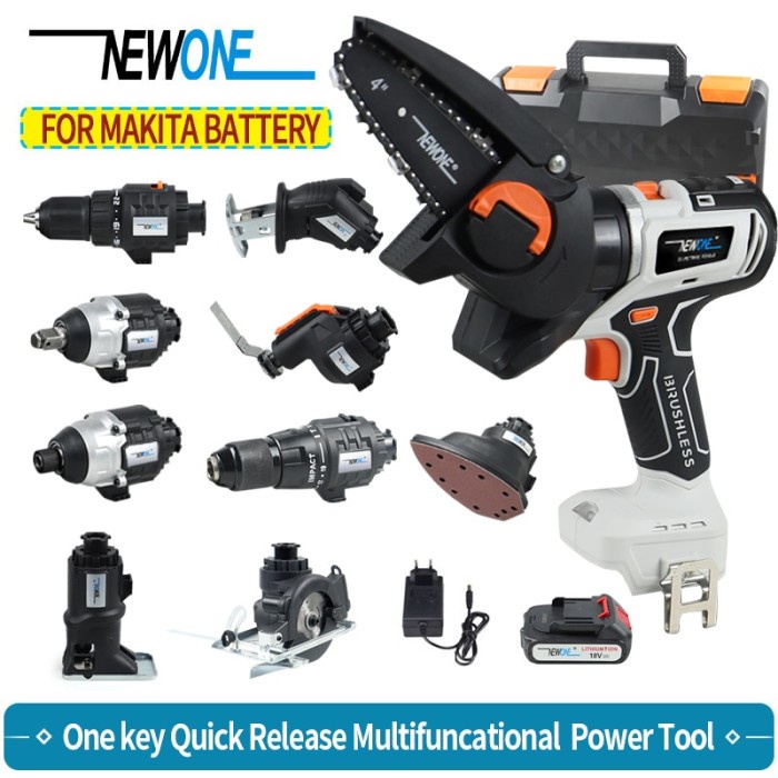 Cordless Brushless Sander Circular Saw Dill with Recip Saw Jig saw