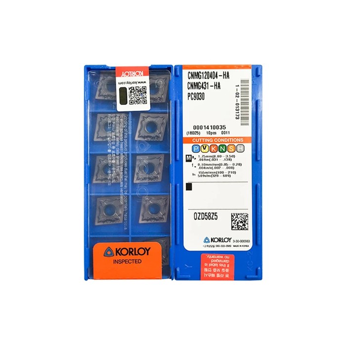 KORLOY 100% Origina CNMG120404 CNMG120408 HA NC3030 NC3120 NC3020