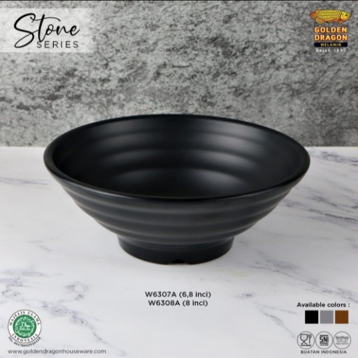 Golden Dragon Mangkok Melamin 8 inch W6308A