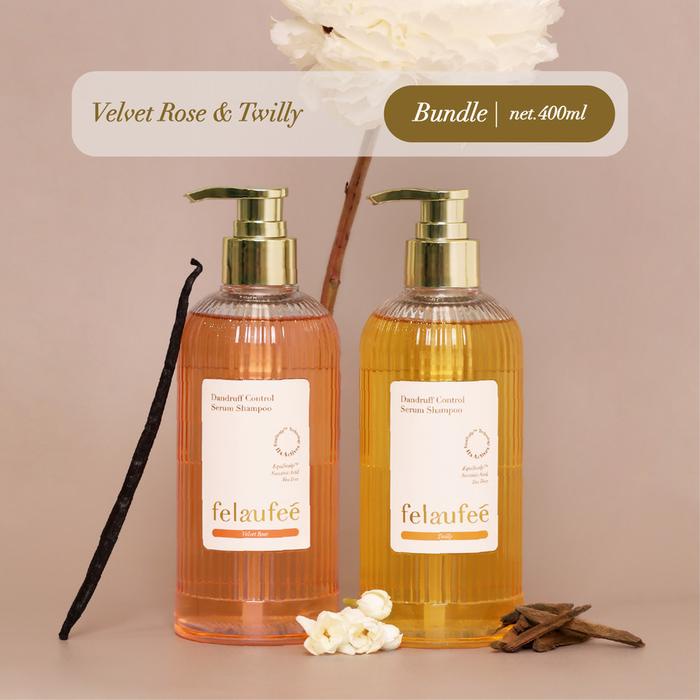 FELAUFEE - Dandruff Treatment Serum Shampoo - Bundle Anti Ketombe Equiscalp Technology -
