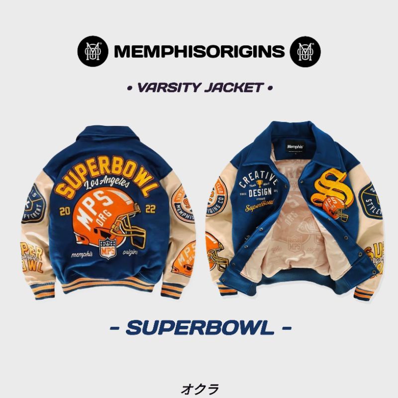 BIG SALE VARSITY JACKET MEMPHIS - SPACE BEAR BEAR BRITAIN BORDEAOUX GARUDA RED BLAST DIABLO COLLEGE