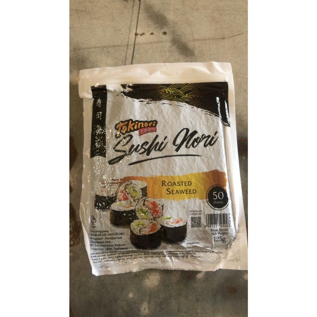 

TOKINORI SUSHI NORI 10 LEMBAR DAN 50 LEMBAR