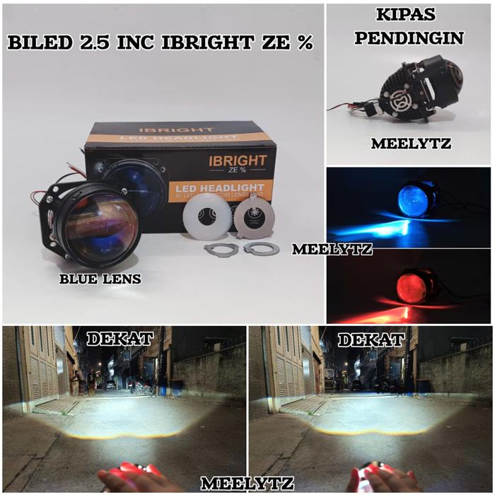 IBRIGHT ZE % - Biled 2.5 Inc Blue Lens