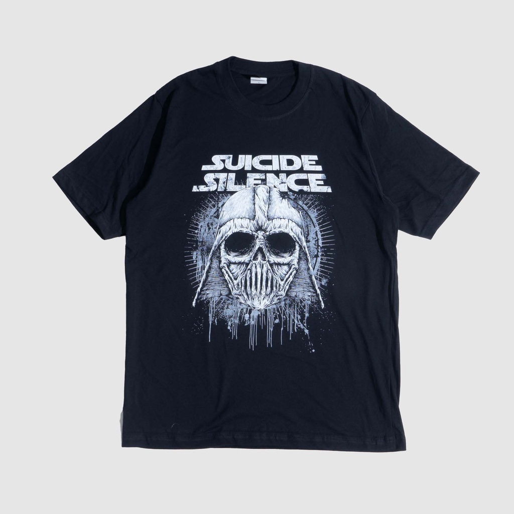 KAOS BAND SUICIDE SILENCE DARTH VADER TSHIRT VINTAGE PRIA WANITA