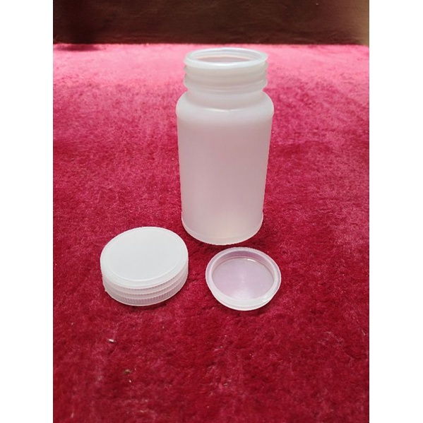 HJK (1000 pcs) cup100gr 100 gr 100 gram 100gram / Botol plastik / Botol kapsul / Botol obat /Botol