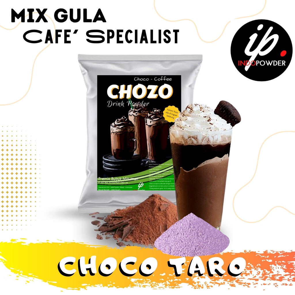 

IP Kendal - Bubuk Minuman Rasa CHOCO TARO 1Kg Untuk Cafe, Resto & Usaha Minuman