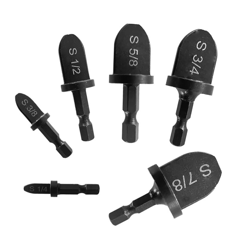 6pcs Tube Pipe Expander Copper Tube Swaging Pipe Manual Expander Drill Bit Soft Copper tubing Tool