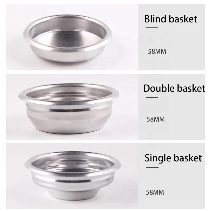 HJK basket 58 mm Basket nonpressure Portafilter basket 58mm no pressure basket