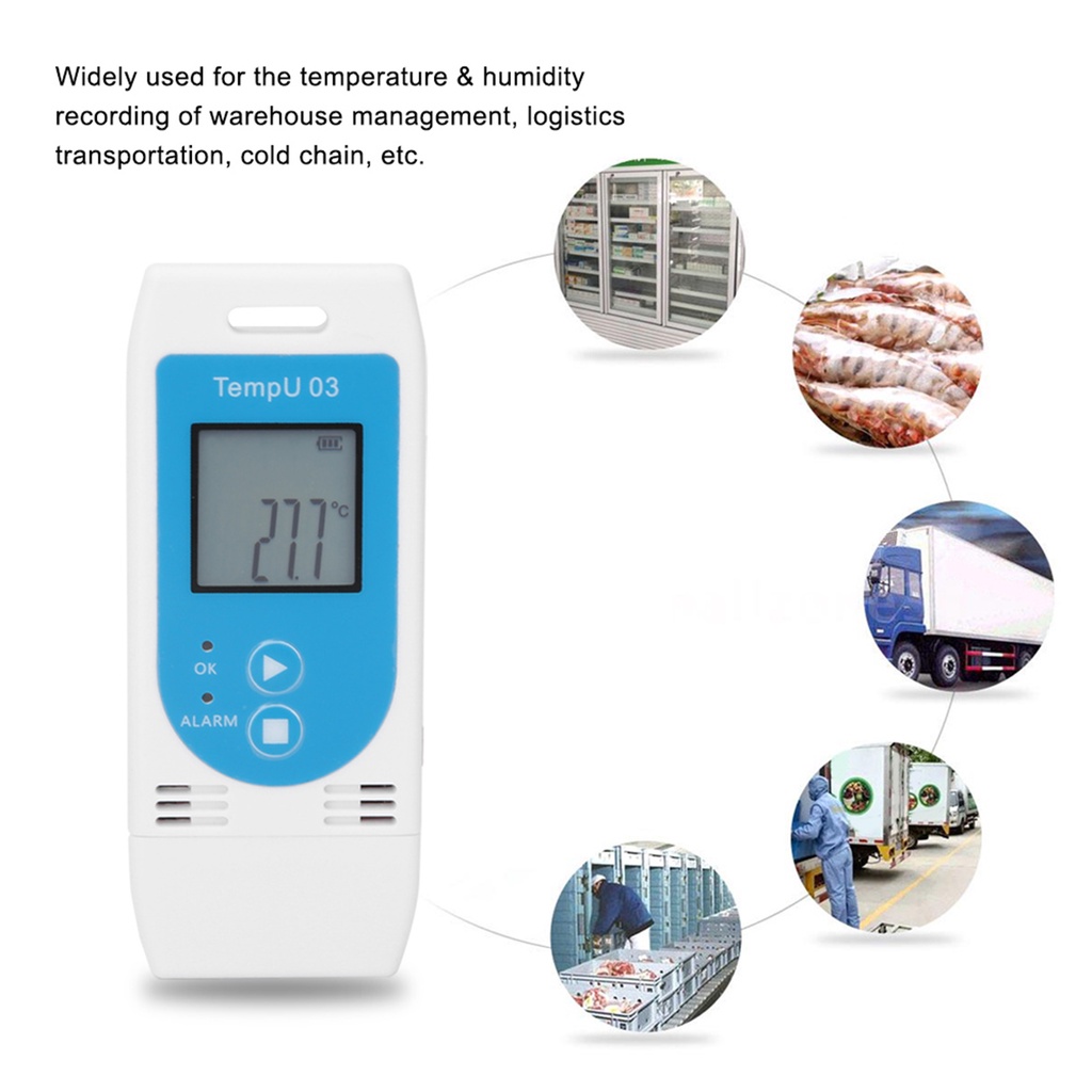 LCD USB Temperature and Humidity Data Logger PDF GSP Datalogger Recorder PDF GSP Recorder Temperatur