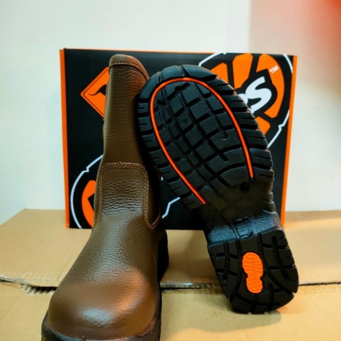 Sepatu Safety KRUSHER TEXAS BROWN