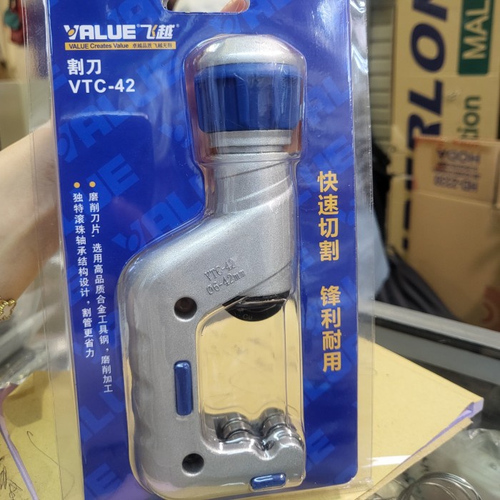 Cutter Tube VALUE Besar VTC-42 Alat pemotong pipa Ac Tembaga