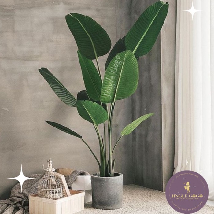 Pohon Pisang Artificial Tanaman Hias Palsu Pohon Plastik Tinggi