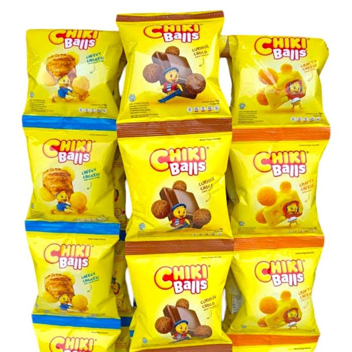 

1 Dus Chiki Balls - Chiki Twist 16 Gram isi 6 Renceng / 60 pcs Camilan Food Cookies Snacks