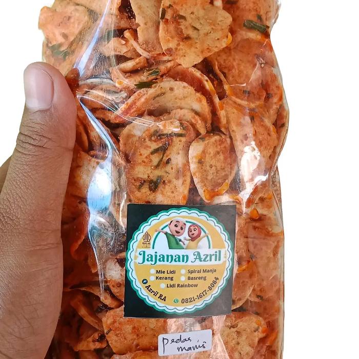 

BASRENG DAUN JERUK GURIH KEMASAN 500gram Snack Food Cemilan Pedas
