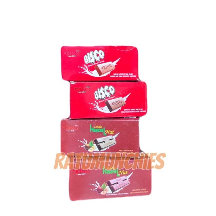 

Coklat Mix Isi 1 Dus 80 Batang D'king Coklat 2 bisko+ hajelnut 2..(hazelnut)