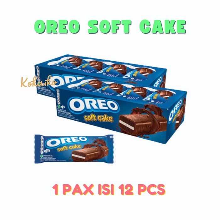 

Oreo Soft Cake 16 gram 1 Box isi 12 pcs - Cemilan snack