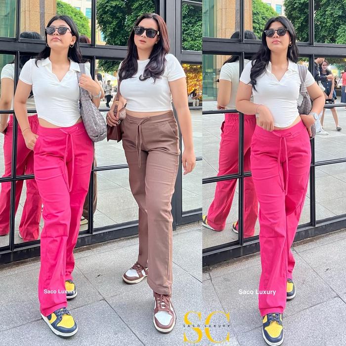 YUKI- BB 50 KG SAMPAI BB 100 KG CELANA KULOT CARGO PANTS WANITA JUMBO
