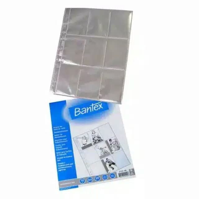 

[tmr] - Collector Card Pocket Bantex 2159 A4 / pak Kantong Album Foto Card A4