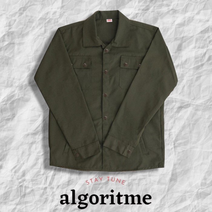 JAKET TRUCKER CANVAS - JAKET TRUCKER - JAKET SEMI PARKA - JAKET PARKA