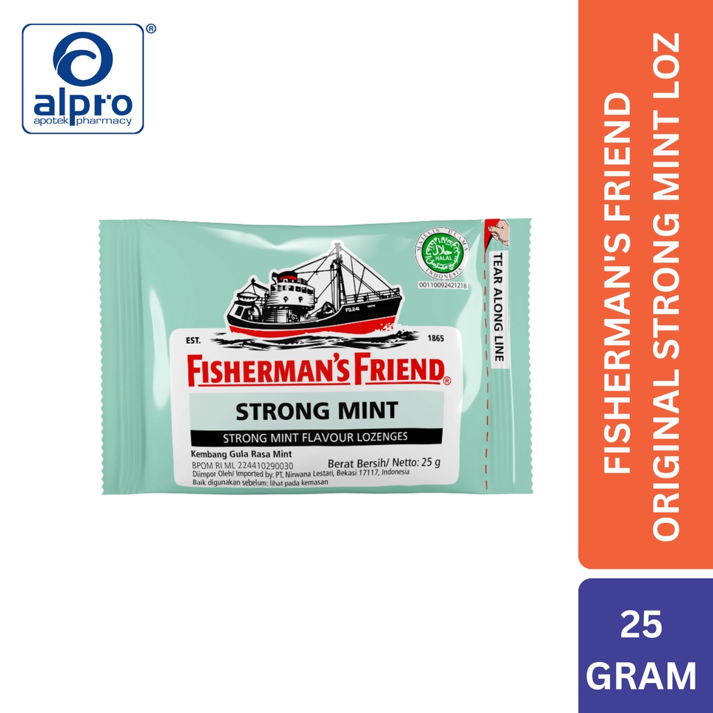 

FISHERMAN'S FRIEND ORIGINAL STRONG MINT LOZ 25GR