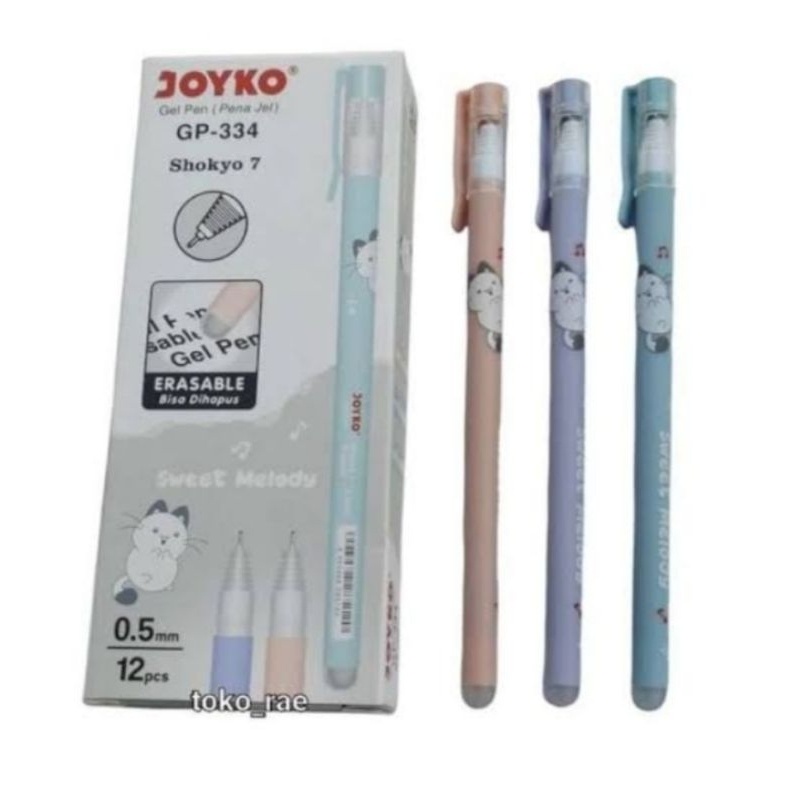 

(12pcs) Pena hapus joyko GP-334