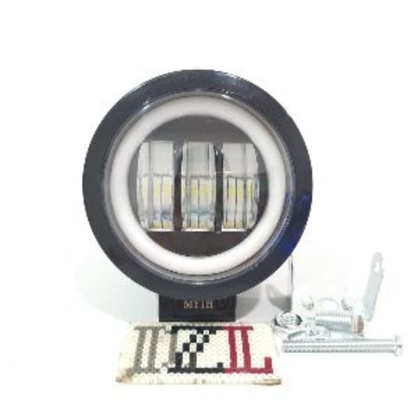 lampu tembak led cwl k30 3 mata 4d angel aye eye 30 watt bulat biru