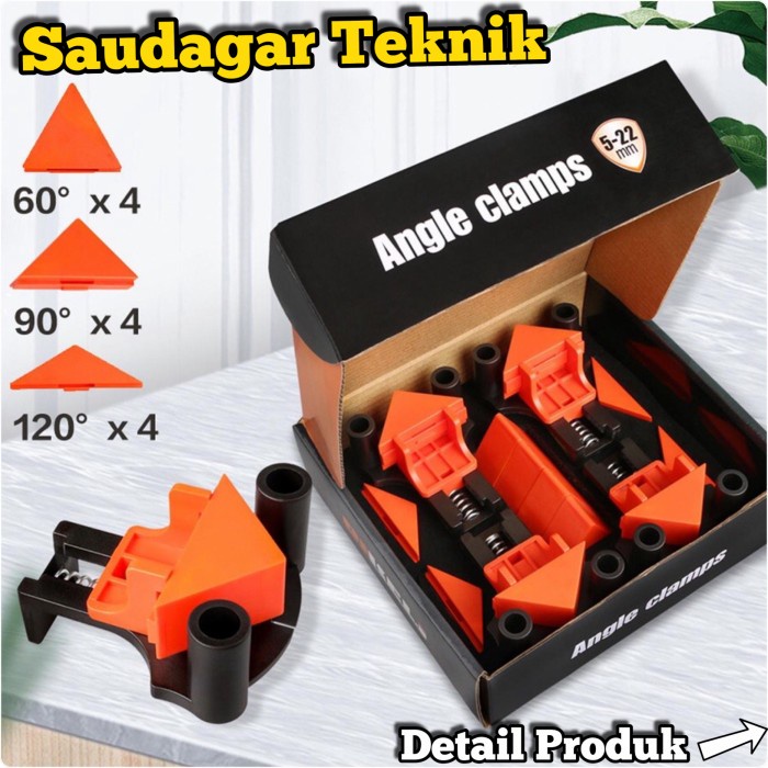 PROMO Klem Sudut Siku Corner Clamp Angle Clamp Mate Clamp