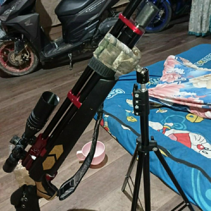 [ans] - TRIPOD SENAPAN ANGIN / DUDUKAN TRIPOD SENAPAN