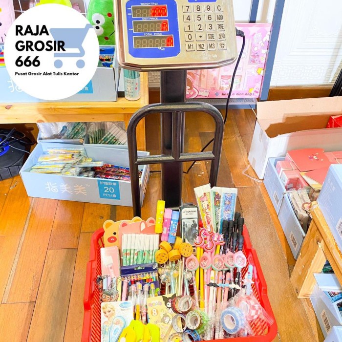 

Rajagrosir PAKET ALAT TULIS 1000 GRAM atau 1 KG Stationery Kode 250