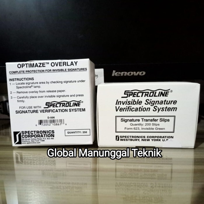 

1 Set Spectroline signature Overlay Kode 1224