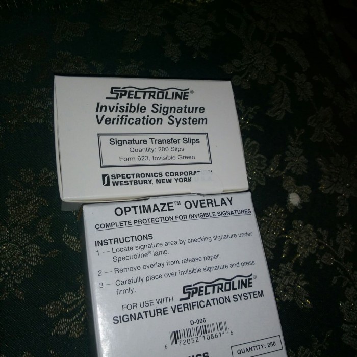

Spectroline & Overlay 1 set Kode 643