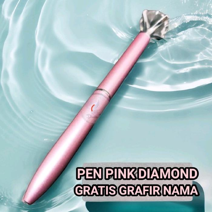 

Bollpoint Unik Metal Pink Diamond Gratis Grafir Nama Alat Tulis Kode 1080