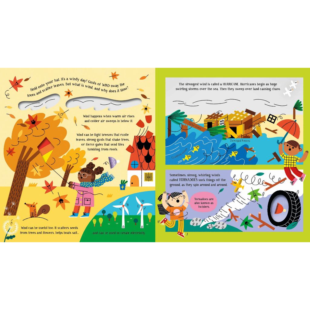 Berkualitas Usborne Step Inside Science Weather
