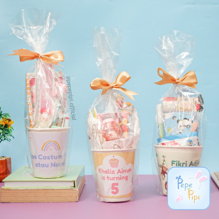 

Parcel Alat tulis Cantik Bingkisan Kado Gift Anak Hampers Penggaris Pulpen Pensil Tip-x Correction