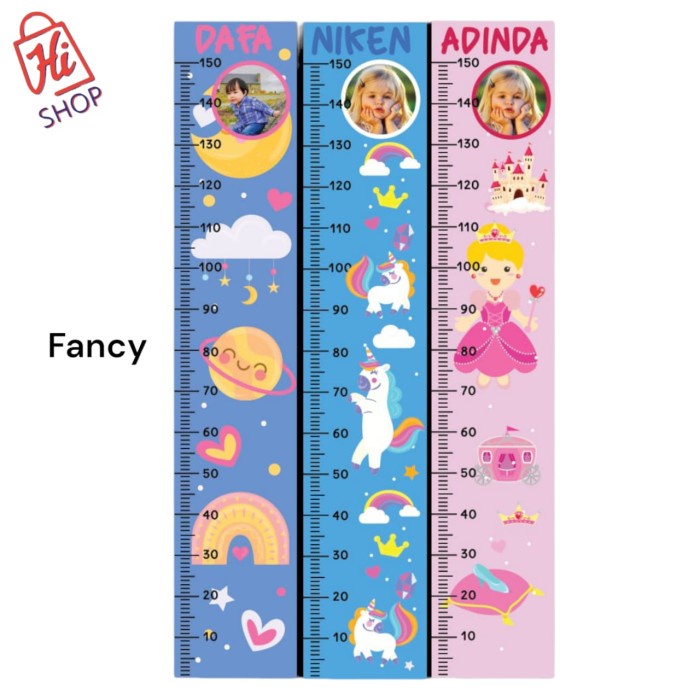 

Karakter Fancy Growth Chart Custom FREE Tulis Nama + Cetak Foto Alat P Kode 380