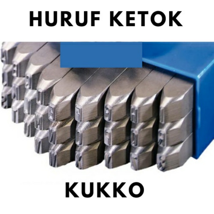 

Huruf Ketok 5mm (Stamping Letter 5mm) Tipe Standard Brand Kukko Kode 486