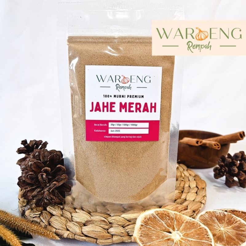 

HJE Jahe Merah Bubuk / Ground Red Ginger / Waroeng Rempah Murah