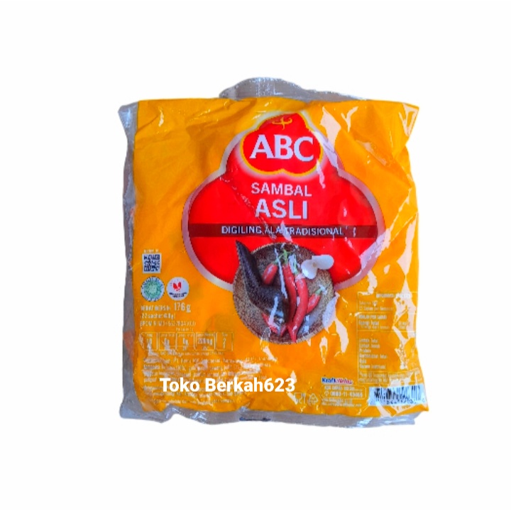 

HJE ABC Sambal Asli Netto 8gr Isi 22 Sachet - Saus ABC stick