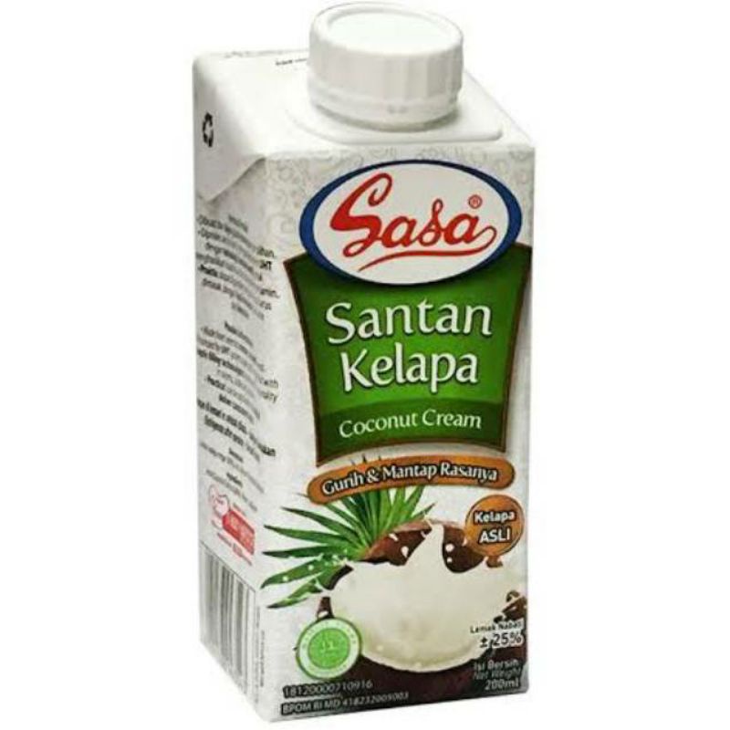 

HJE Sasa Santan Kelapa Cair/Coconut Cream 200ml