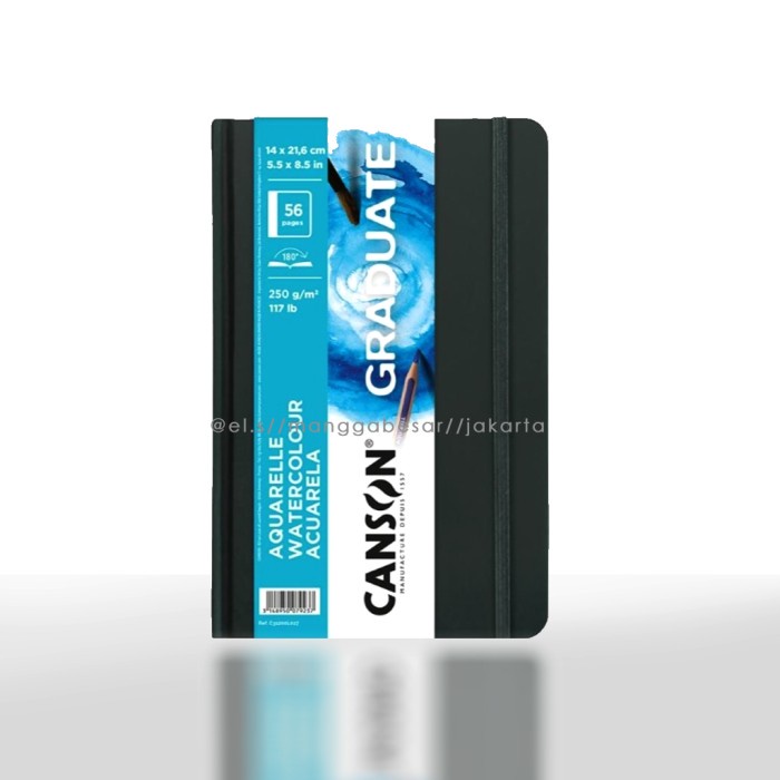 

Canson Graduate Aquarelle 140 x 216 Buku Cat Air