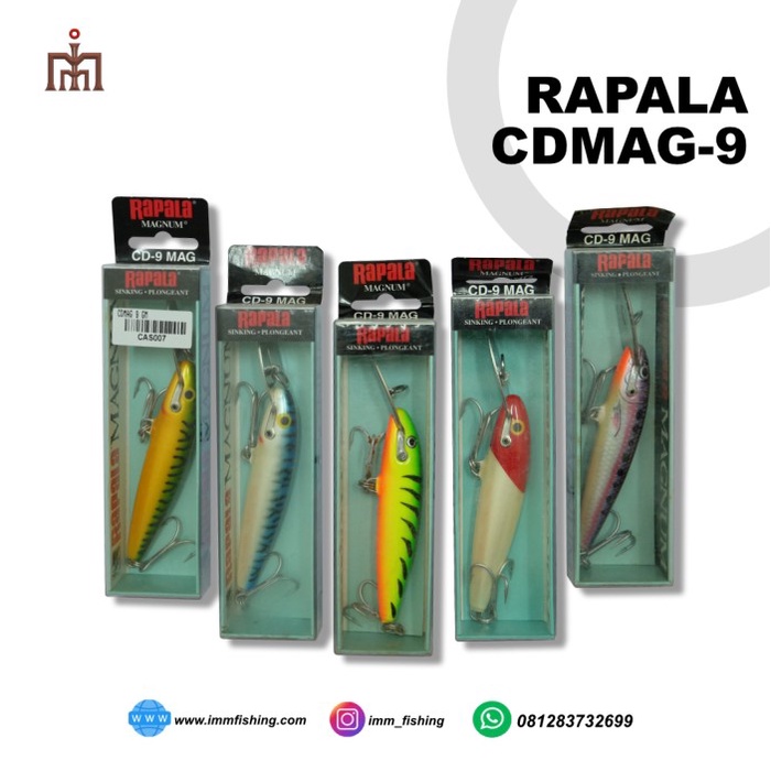 Terpopuler Rapala Magnum Cd 9 Rfsh (Redfin Shiner)