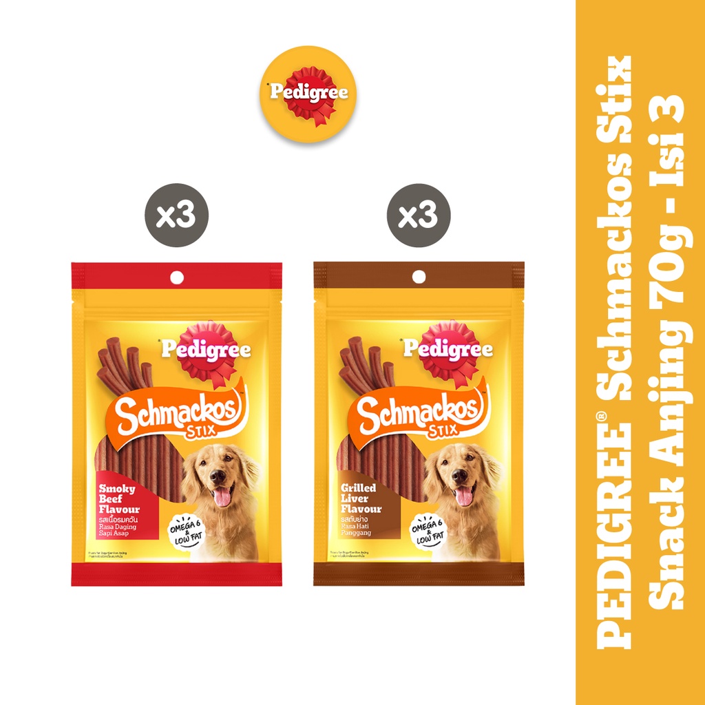 

Pedigree Schmackos Stix 70g - Isi 3