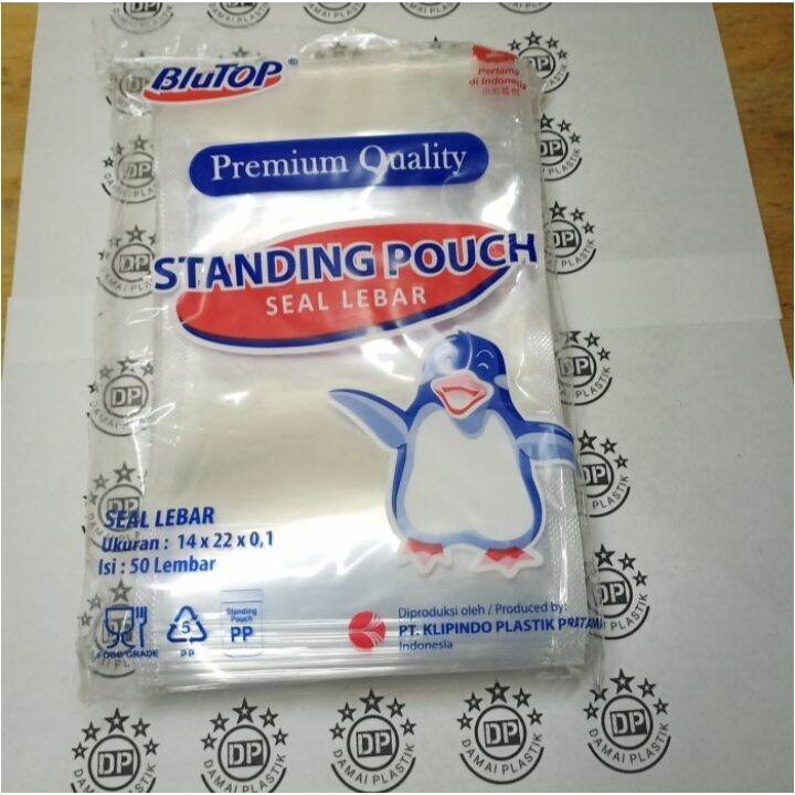 

STANDING POUCH 14X22 STP SEAL LEBAR PLASTIK KLIP BERDIRI DUDUK KLIP SNACK BUMBU DLL