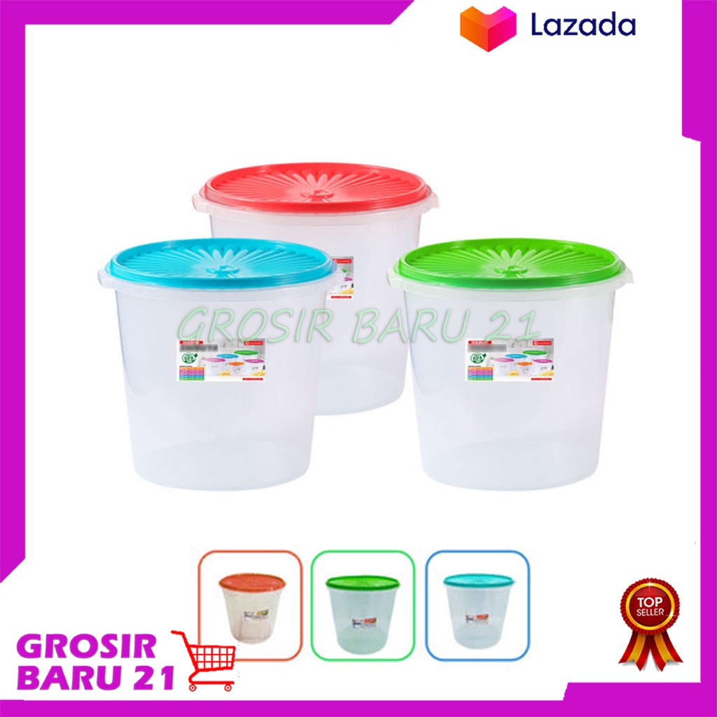 

MERIAH!! 12 PCS TOPLES MURAH PLASTIK / TOPLES KERUPUK WARNA 5 LITER