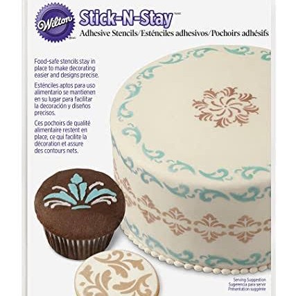 

Wilton stencil stick and stay scroll