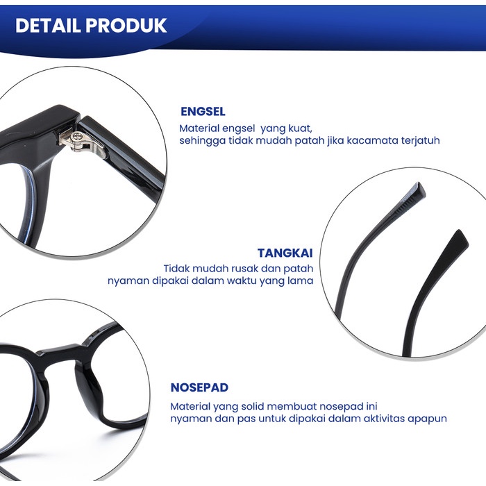 Terbaru Kacamata Hitam Sunglasses Clip On Anti Uv400 Bulat Pria Wanita - Iooi 82104