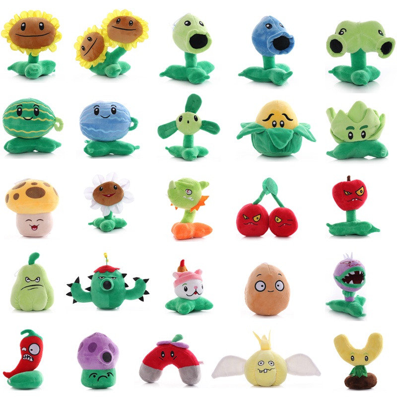 1Pcs Plants Vs Zombies Plush Toys 13-20Cm Pvz Plants Peashooter Sunflower Plush Stuffed Toys Soft